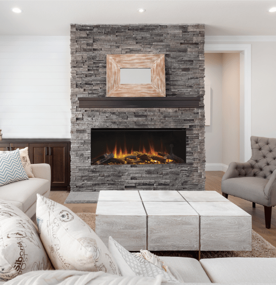 British Fires New Forest 1200 | 120 cm | Elektrische inbouwhaard