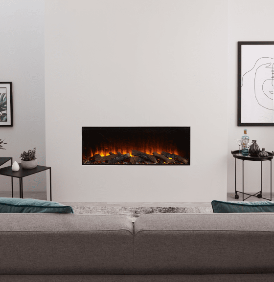 British Fires New Forest 1200 | 120 cm | Elektrische inbouwhaard