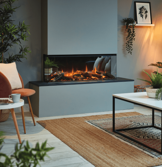 British Fires New Forest 1200 | 120 cm | Elektrische inbouwhaard