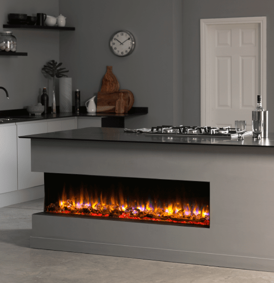 Charlton & Jenrick  I-1500e slim | 153 cm | Elektrische inbouwhaard