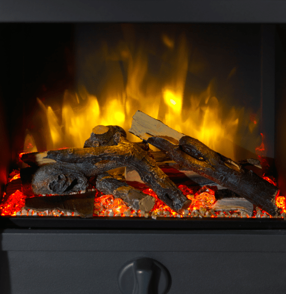Charlton & Jenrick Fireline FP | 47 cm x 58,3 cm | elektrische kachel met rechte deur