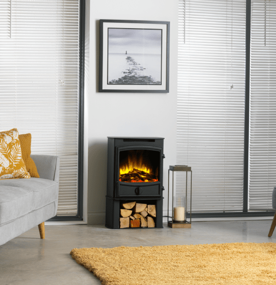 Charlton & Jenrick Fireline FX | 47 cm x 58,3 cm | elektrische kachel met getoogde deur