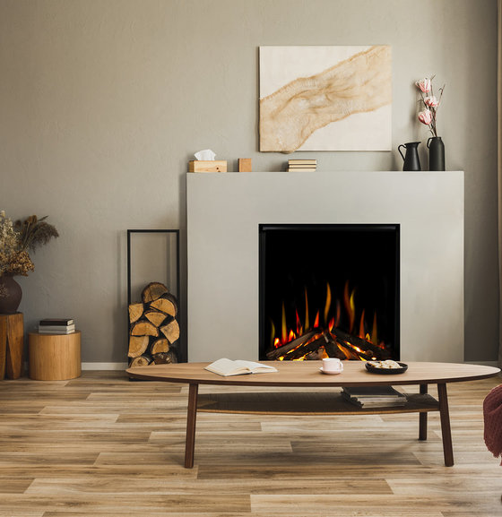 British Fires New Forest 650 Square | 65,2 cm breed | Elektrische inbouwhaard