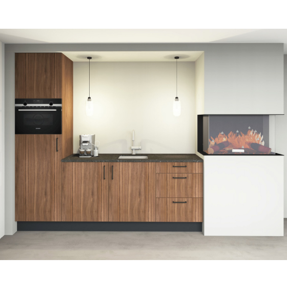 Ronda keuken met Faber E-Matrix