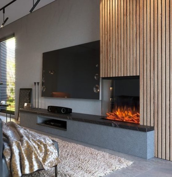 Fair Fires Tru Vizion Pano 700 | 73 cm | Elektrische inbouwhaard