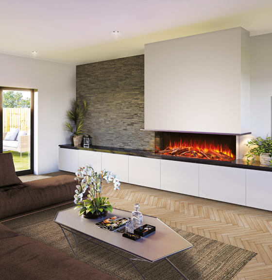 Fair Fires Tru Vizion Solution 1500 | 150 cm | Elektrische inbouwhaard
