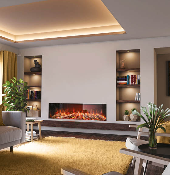 Fair Fires Tru Vizion Solution 1750 | 175 cm | Elektrische inbouwhaard