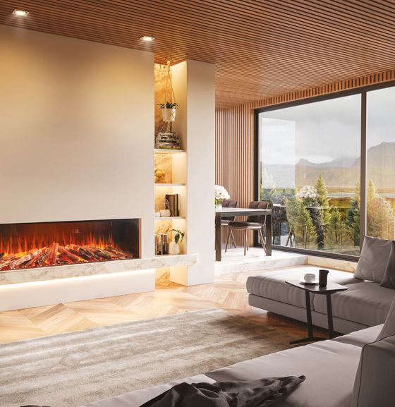 Fair Fires Tru Vizion Solution 1750 | 175 cm | Elektrische inbouwhaard