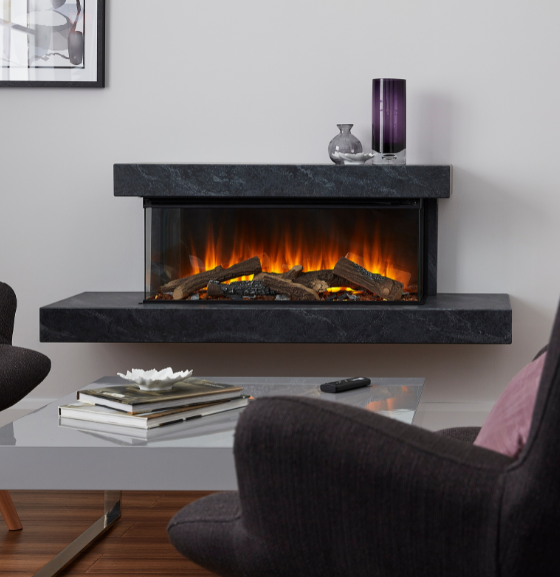 British Fires British Fires Brockenhurst 1200 | 173 cm | Elektrische hanghaard