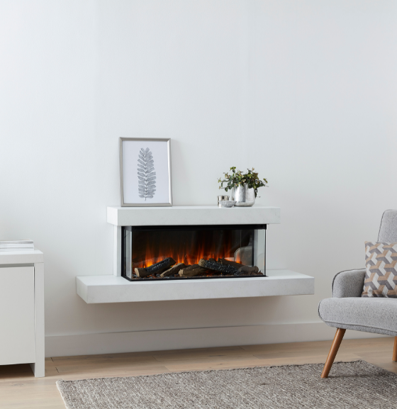 British Fires British Fires Brockenhurst 1200 | 173 cm | Elektrische hanghaard