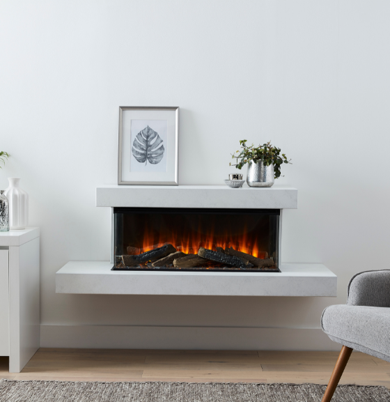 British Fires British Fires Brockenhurst 1200 | 173 cm | Elektrische hanghaard