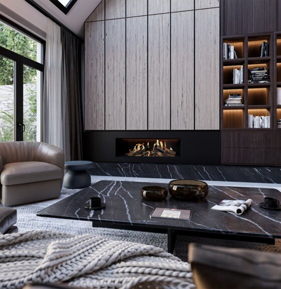 DRU Dru Virtuo Evolve 130 | 131,5 cm | Elektrische inbouwhaard