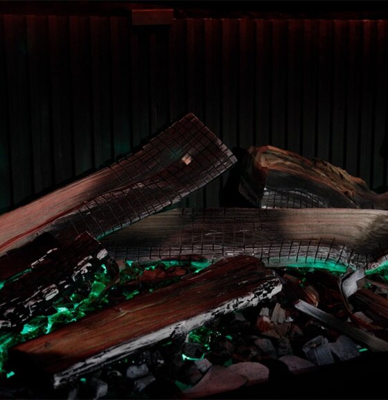 DRU Dru Virtuo Evolve 130/3 | 145 cm | Elektrische inbouwhaard