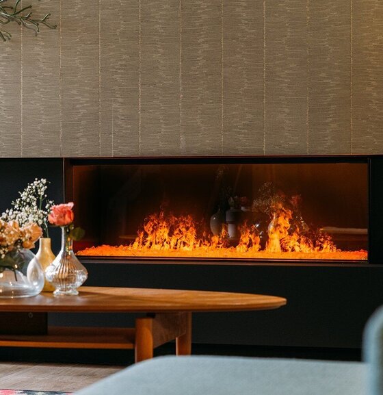 Faber Faber E-matrix  1300/400 I Front | 138 cm | Elektrische inbouwhaard