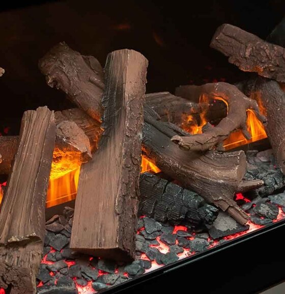 Faber E-matrix Linear Fire 1050/400 I | 113 cm | Elektrische inbouwhaard