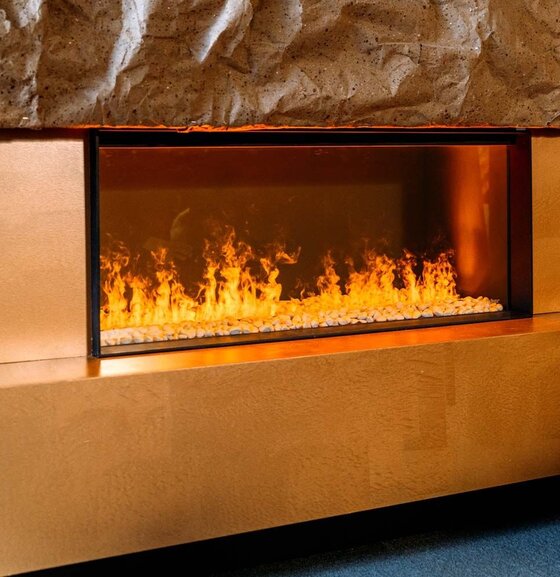 Faber E-matrix Linear Fire 1050/400 I | 113 cm | Elektrische inbouwhaard