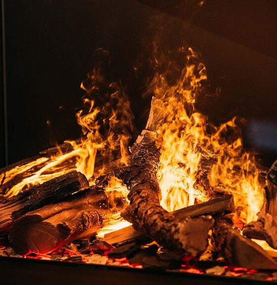 Faber Faber E-matrix 800/500 RD | 101,2 cm | Elektrische inbouwhaard Roomdivider