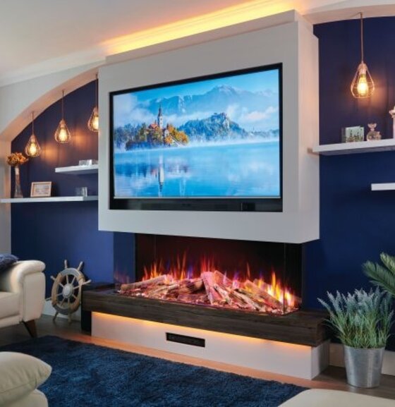Fair Fires Tru Vizion Solution 1250 | 125 cm | Elektrische inbouwhaard