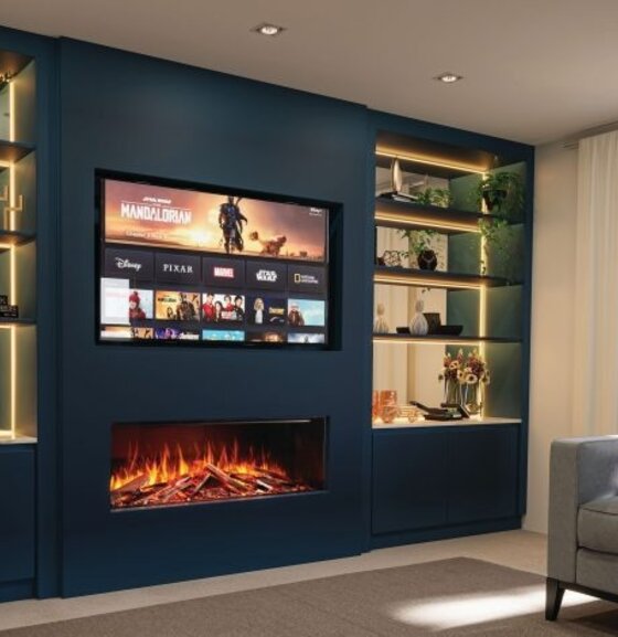 Fair Fires Tru Vizion Solution 1250 | 125 cm | Elektrische inbouwhaard