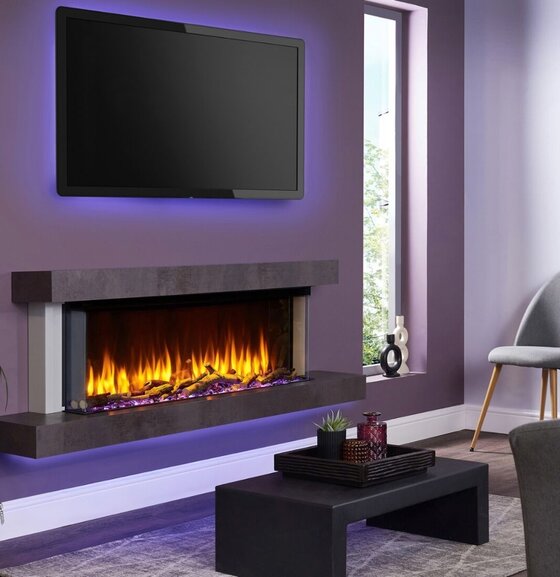 Charlton & Jenrick Charlton & Jenrick I-1100e slim |  110 cm | Elektrische inbouwhaard