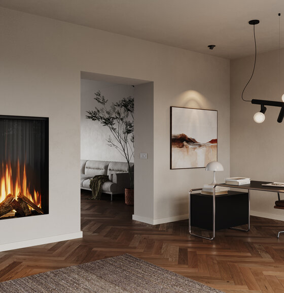 British Fires New Forest 1200 Tall | 72,2 cm | Elektrische Inbouwhaard