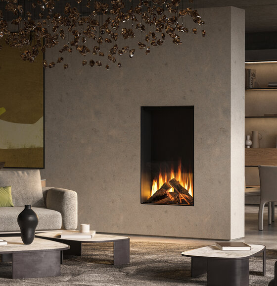 British Fires New Forest 1200 Tall | 72,2 cm | Elektrische Inbouwhaard