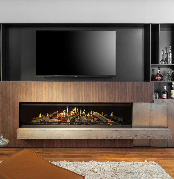 Kal-Fire Kalfire E-one 190F | 191,1 cm | Elektrische inbouwhaard