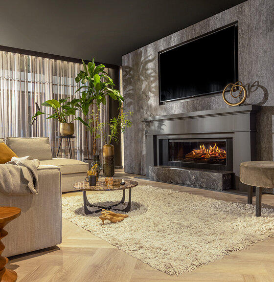 Kal-Fire Kal-Fire E-one 130F | 131,1 cm | Elektrische inbouwhaard