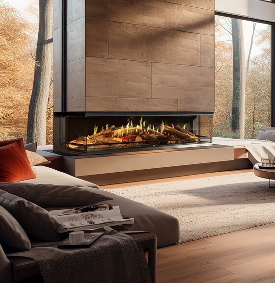 Kal-Fire Kalfire E-one 190S | 200 cm | Elektrische inbouwhaard