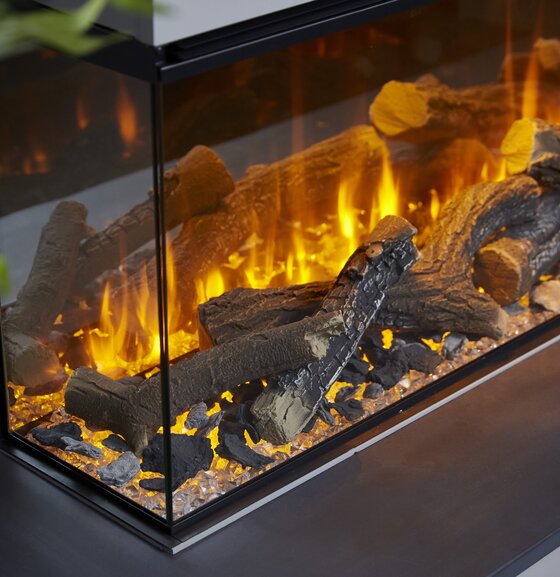 British Fires New Forest 1200 | 120 cm | Elektrische inbouwhaard