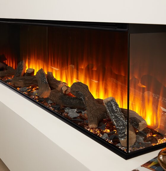 British Fires New Forest 1600 | 160 cm | Elektrische inbouwhaard