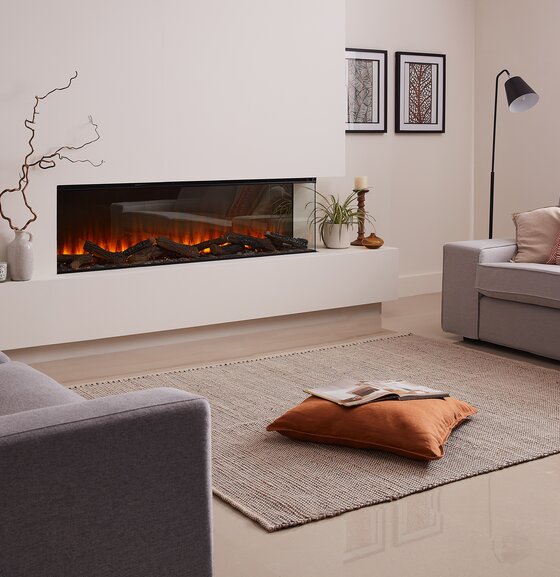 British Fires New Forest 1600 | 160 cm | Elektrische inbouwhaard