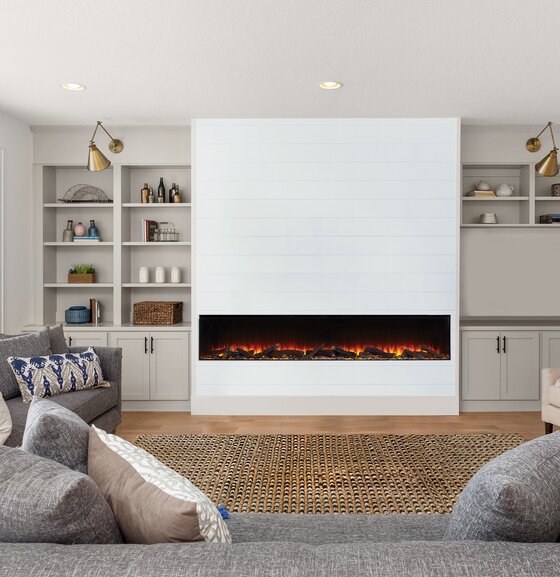 British Fires New Forest 2400 | 240 cm | Elektrische inbouwhaard