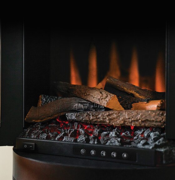 British Fires British Fires Ashurst | 42 cm x 95,1 cm | Elektrische vrijstaande kachel