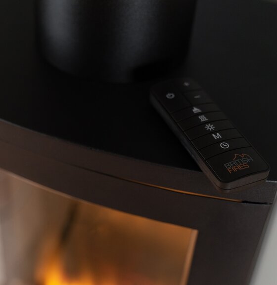 British Fires British Fires Ashurst | 42 cm x 95,1 cm | Elektrische vrijstaande kachel