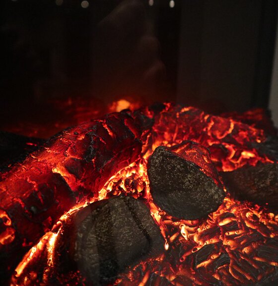 British Fires British Fires Ashurst | 42 cm x 95,1 cm | Elektrische vrijstaande kachel