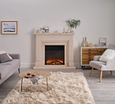 British Fires New Forest 650 Square | 65,2 cm breed | Elektrische inbouwhaard