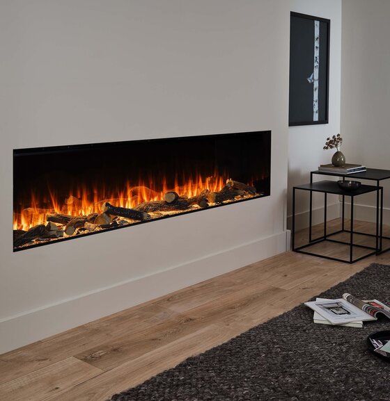British Fires British Fires New Forest 1900 | 190 cm |  Elektrische inbouwhaard