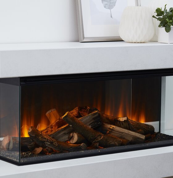 British Fires British Fires Brockenhurst 870 | 140 cm | Elektrische Hanghaard