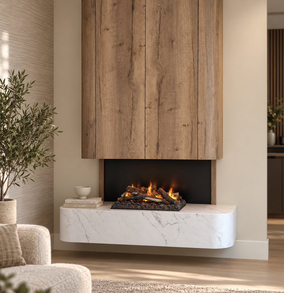 Cozyance TV-meubel met koofhaard hangend | Elektrische haard geïntegreerd in zwevend meubel - Copy - Copy - Copy - Copy - Copy - Copy - Copy - Copy - Copy - Copy