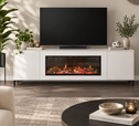 Cozyance TV-meubel met koofhaard hangend | Elektrische haard geïntegreerd in zwevend meubel - Copy - Copy - Copy - Copy - Copy - Copy - Copy - Copy - Copy - Copy - Copy