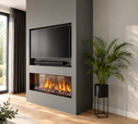 Cozyance Torre – kolom met haard en tv