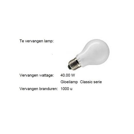 Megaman LED Classic MM08043 6W (40W) Dim To Warm 1800-2700K E-27