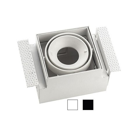 Leds-C4 Multidir Evo S trimless inbouwspot 1-voudig voor 50mm led in wit of zwart
