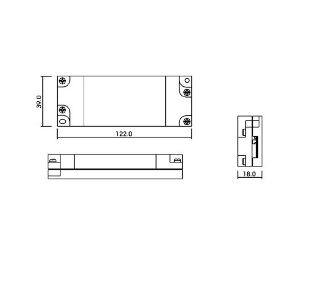 Drees Eco-C led driver 350mA 4-8 Watt dimbaar fase aan-/afsnijding