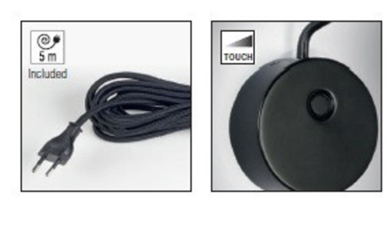 Grok Invisible verstelbaar Led wandarmatuur 9W-2700/3000K  zwart