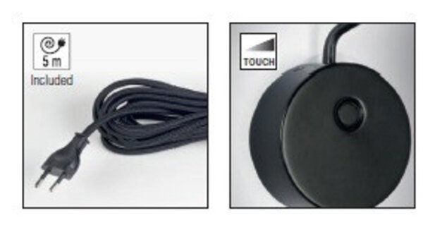 Grok Invisible verstelbaar Led wandarmatuur 9W-2700/3000K  zwart