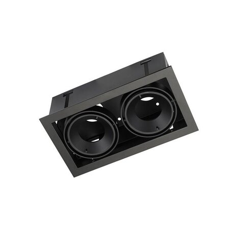 Leds-C4 Multidir Evo S trim inbouwspot 2-voudig voor 50mm led in wit, zwart of antraciet