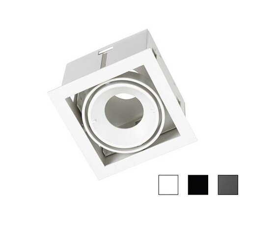 Leds-C4 Multidir Evo S trim inbouwspot voor 50mm led in wit, zwart of alu grijs