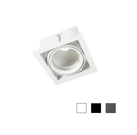 Leds-C4 Multidir Evo L trim inbouwspot voor AR111-G53 in wit, zwart of alu grijs